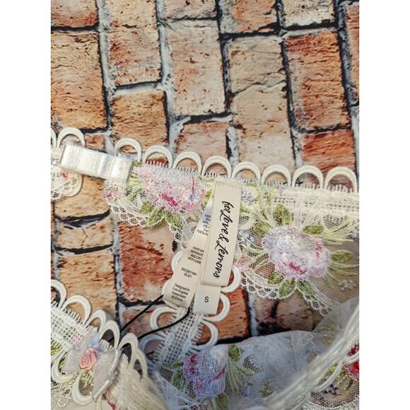NWT For Love and Lemons Trellis Rose Garter Size: S - Picture 4 of 7